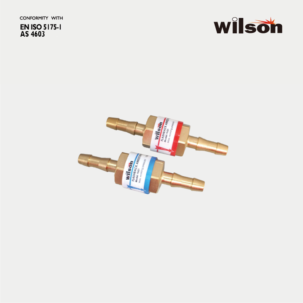 Wilson F631 Series Flashback Arrestors for Hose. EN-ISO 5175-1 & AS 4603.